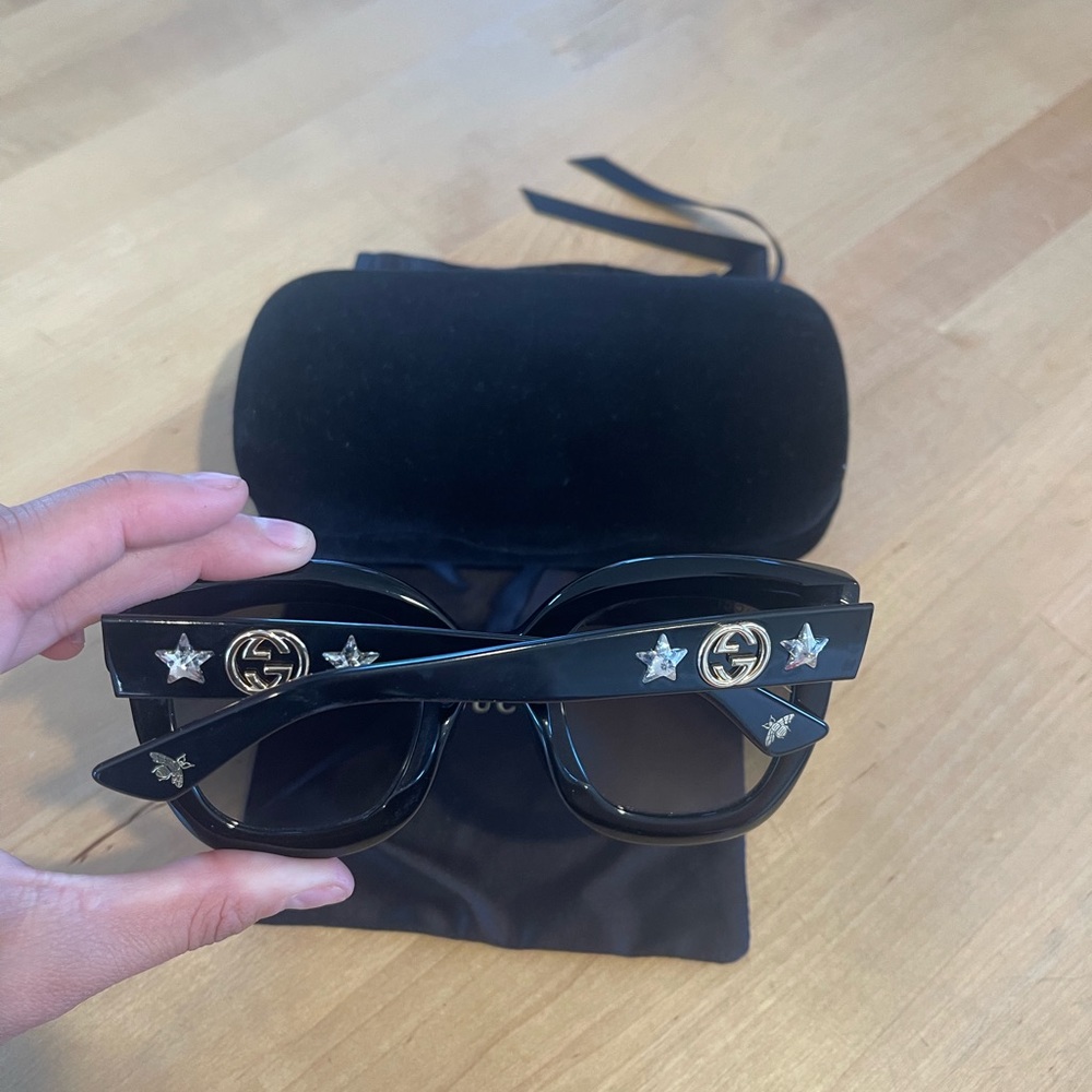 Gucci Round-Frame acetate sunglasses with star